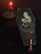 Coffin Haunt Hanging Plaque